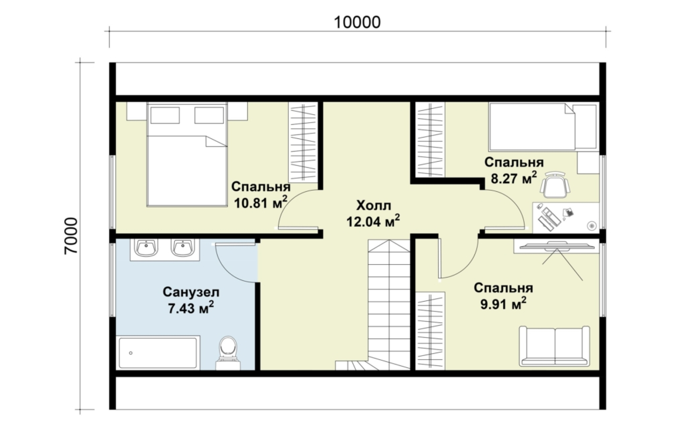 Планировка - Первый этаж